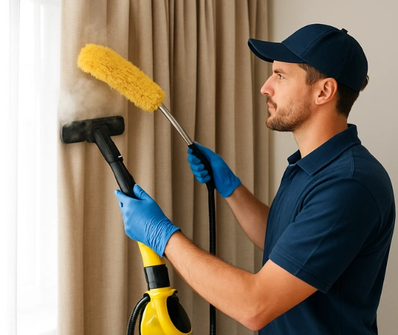Trusted drapes cleaning technician Matty Curtain Cleaning wheeler-heights-nsw QLD