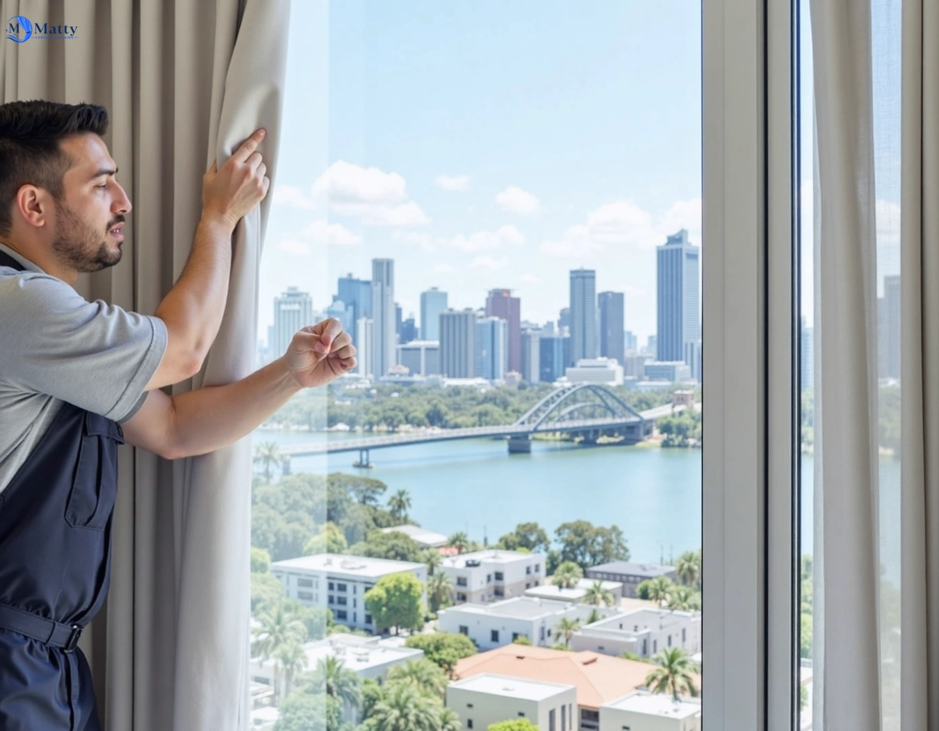 Professional curtain steam cleaning service wheeler-heights-nsw QLD by Matty Curtain Cleaning