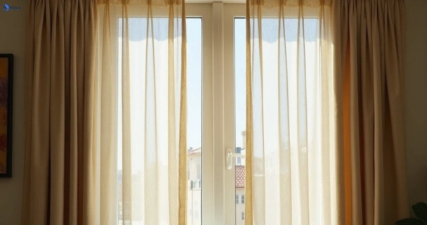 Dull dusty drapes in wheeler-heights-nsw before professional cleaning